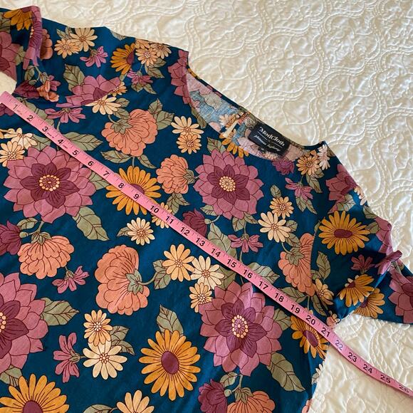 ModCloth x Princess Highway Floral Shift Dress Women’s Plus Size 14 Linen blend - Picture 4 of 8